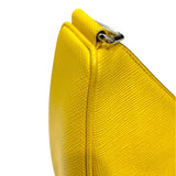 プラダ PRADA トライアングルショルダー 1NR015 イエロー レザー レディース ショルダーバッグ