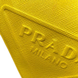 プラダ PRADA トライアングルショルダー 1NR015 イエロー レザー レディース ショルダーバッグ