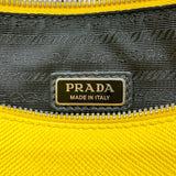 プラダ PRADA トライアングルショルダー 1NR015 イエロー レザー レディース ショルダーバッグ
