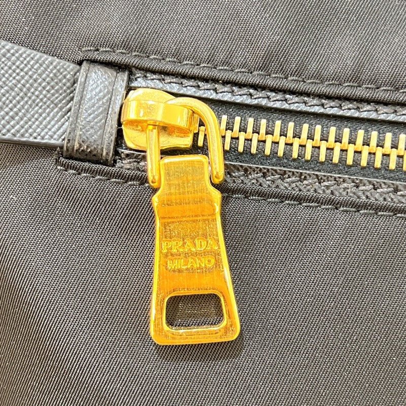 プラダ PRADA ナイロン セミショルダーバッグ ブラック ナイロン レディース ショルダーバッグ