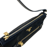プラダ PRADA ナイロン セミショルダーバッグ ブラック ナイロン レディース ショルダーバッグ