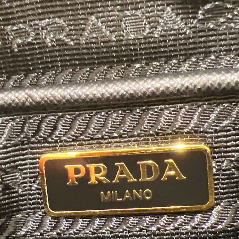 プラダ PRADA ナイロン セミショルダーバッグ ブラック ナイロン レディース ショルダーバッグ