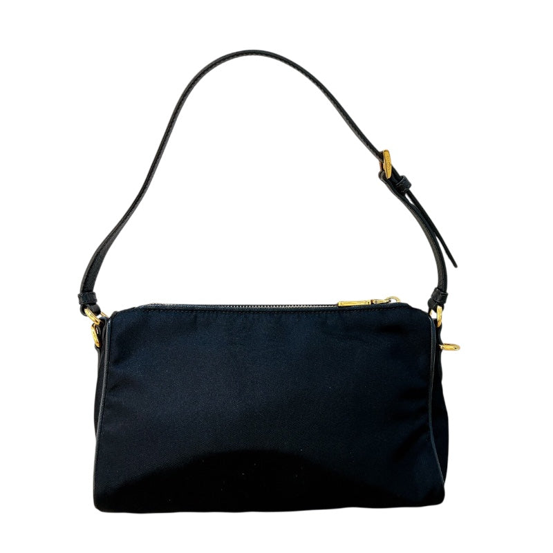 プラダ PRADA ナイロン セミショルダーバッグ ブラック ナイロン レディース ショルダーバッグ