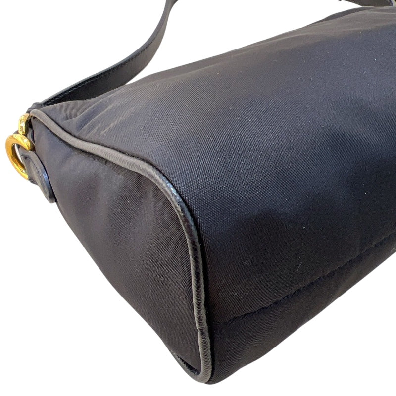 プラダ PRADA ナイロン セミショルダーバッグ ブラック ナイロン レディース ショルダーバッグ