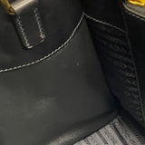 プラダ PRADA サフィアーノ モノクロームバッグ 1BA155 ブラック レディース ハンドバッグ ショルダーバッグ