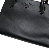 プラダ PRADA サフィアーノ モノクロームバッグ 1BA155 ブラック レディース ハンドバッグ ショルダーバッグ