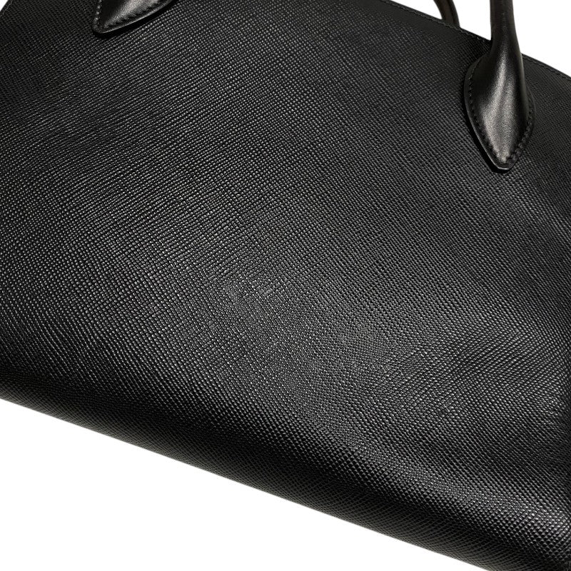 プラダ PRADA サフィアーノ モノクロームバッグ 1BA155 ブラック レディース ハンドバッグ ショルダーバッグ