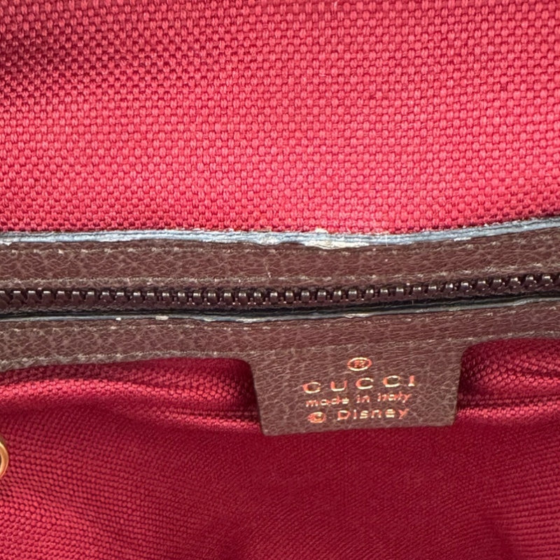グッチ GUCCI GGスプリームバッグパック　DISNEY GGスプリーム 　 PVC/レザー レディース リュック・デイパック
