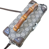 グッチ GUCCI グローブトロッターGGビューティーケース 588351 ベージュ×ブラウン PVCコーティングキャンバス レディース ハンドバッグ