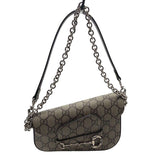 グッチ GUCCI ホースビット1955ミニバッグ 774209 ベージュ×シルバー金具 GGスプリーム レディース ショルダーバッグ