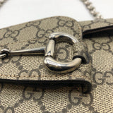 グッチ GUCCI ホースビット1955ミニバッグ 774209 ベージュ×シルバー金具 GGスプリーム レディース ショルダーバッグ