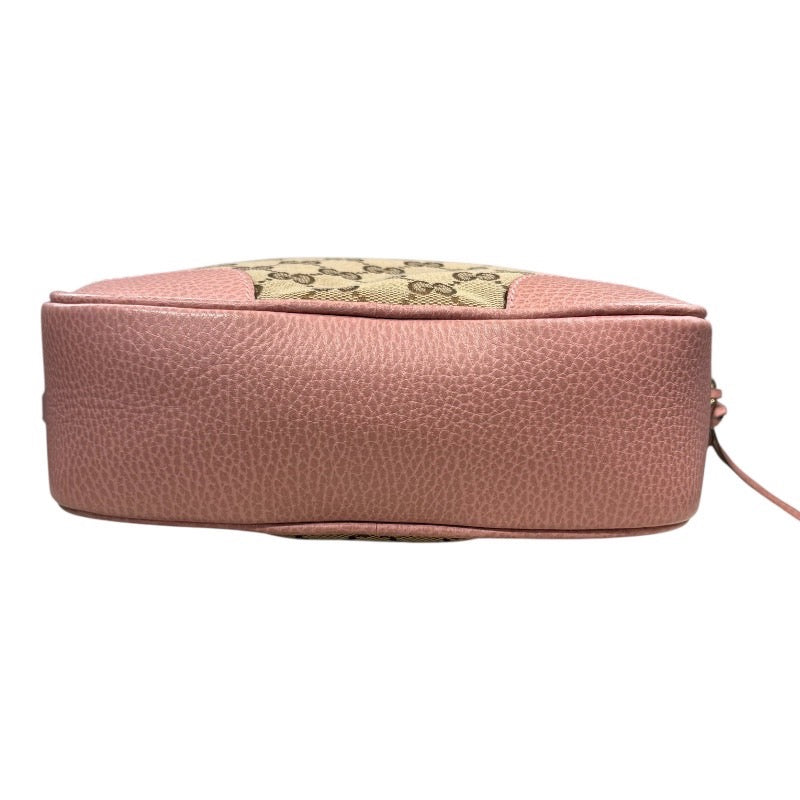 グッチ GUCCI GGキャンバスカメラバッグ 449413 ベージュ/ピンク GGキャンバス GGキャンバス レディース ショルダーバッグ