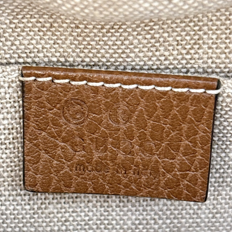 グッチ GUCCI GG キャンバスカメラバッグ 449413 ベージュ×ブラウン GGスプリーム・キャンバス/レザー レディース ショルダーバッグ