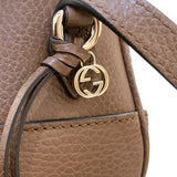 グッチ GUCCI GG キャンバスカメラバッグ 449413 ベージュ×ブラウン GGスプリーム・キャンバス/レザー レディース ショルダーバッグ