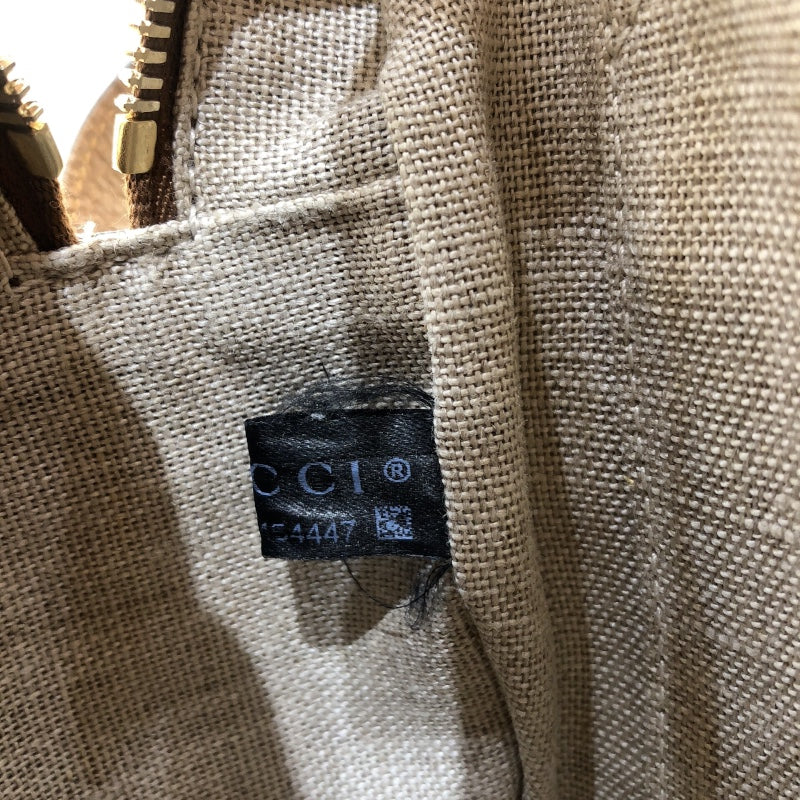 グッチ GUCCI GG キャンバスカメラバッグ 449413 ベージュ×ブラウン GGスプリーム・キャンバス/レザー レディース ショルダーバッグ