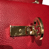 グッチ GUCCI インターロッキングG　チェーンバッグ レッド レザー レディース ショルダーバッグ