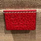 グッチ GUCCI インターロッキングG　チェーンバッグ レッド レザー レディース ショルダーバッグ