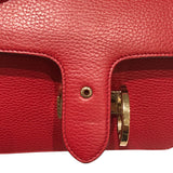 グッチ GUCCI インターロッキングG　チェーンバッグ レッド レザー レディース ショルダーバッグ