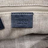 グッチ GUCCI マイクログッチシマ　スモールボストンバッグ ネイビー マイクログッチシマレザー レディース ボストンバッグ