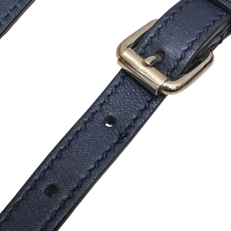 グッチ GUCCI マイクログッチシマ　スモールボストンバッグ ネイビー マイクログッチシマレザー レディース ボストンバッグ