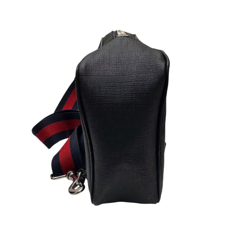 グッチ GUCCI GGスプリーム　スプリングバッグ 478325 ブラック GGスプリーム レザー メンズ ボディバッグ
