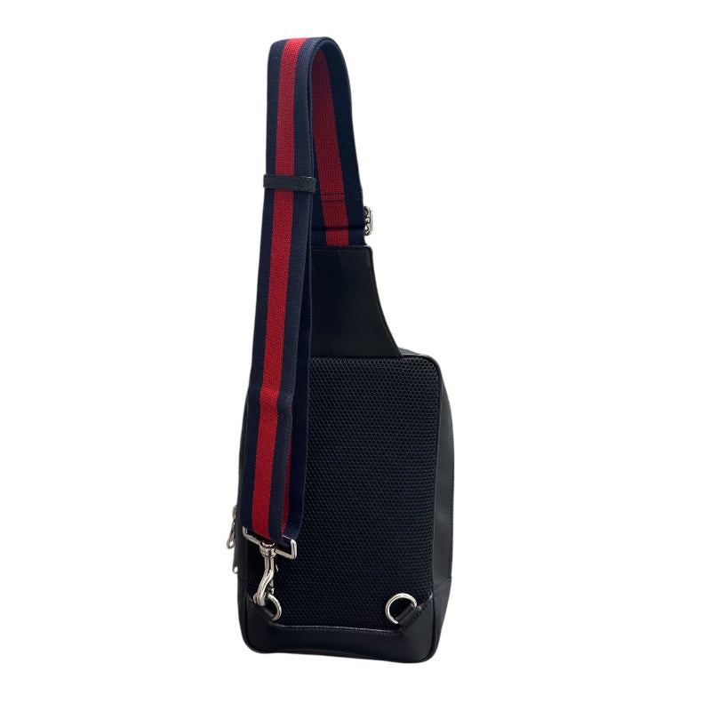 グッチ GUCCI GGスプリーム　スプリングバッグ 478325 ブラック GGスプリーム レザー メンズ ボディバッグ