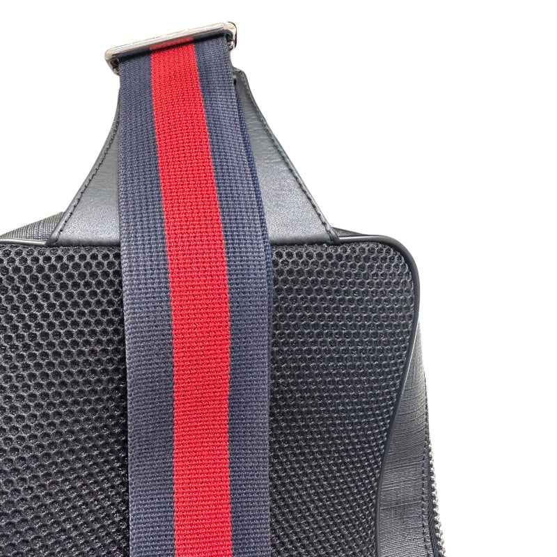 グッチ GUCCI GGスプリーム　スプリングバッグ 478325 ブラック GGスプリーム レザー メンズ ボディバッグ