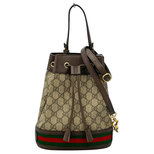 グッチ GUCCI オフィディア スモール バケットバッグ 550621 ブラウン GGスプリーム レディース ショルダーバッグ