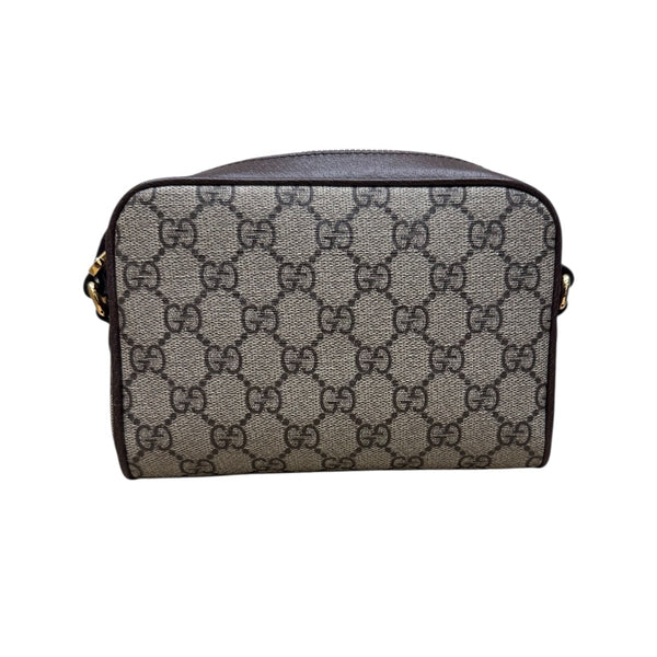 グッチ GUCCI オフィディア　ミニショルダーバッグ ベージュ×エボニー GGスプリーム キャンバス レディース ショルダーバッグ