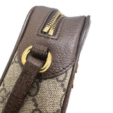 グッチ GUCCI オフィディア　ミニショルダーバッグ ベージュ×エボニー GGスプリーム キャンバス レディース ショルダーバッグ