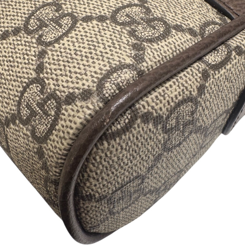 グッチ GUCCI オフィディア　ミニショルダーバッグ ベージュ×エボニー GGスプリーム キャンバス レディース ショルダーバッグ