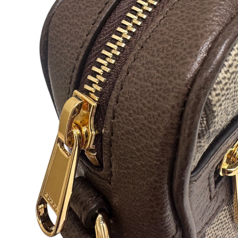 グッチ GUCCI オフィディア　ミニショルダーバッグ ベージュ×エボニー GGスプリーム キャンバス レディース ショルダーバッグ