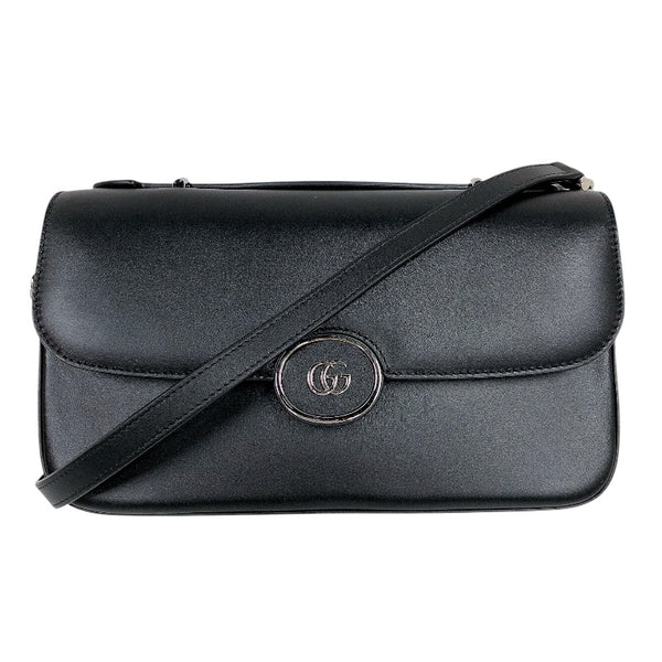 グッチ GUCCI ダブルG　ショルダー 739721 レザー ユニセックス ショルダーバッグ