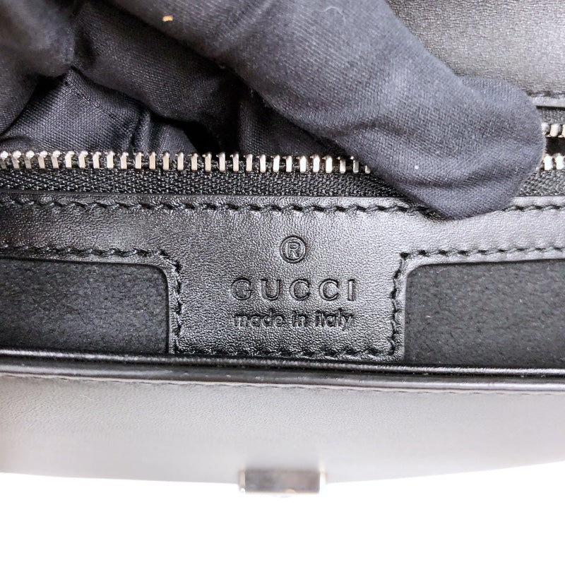 グッチ GUCCI ダブルG　ショルダー 739721 レザー ユニセックス ショルダーバッグ
