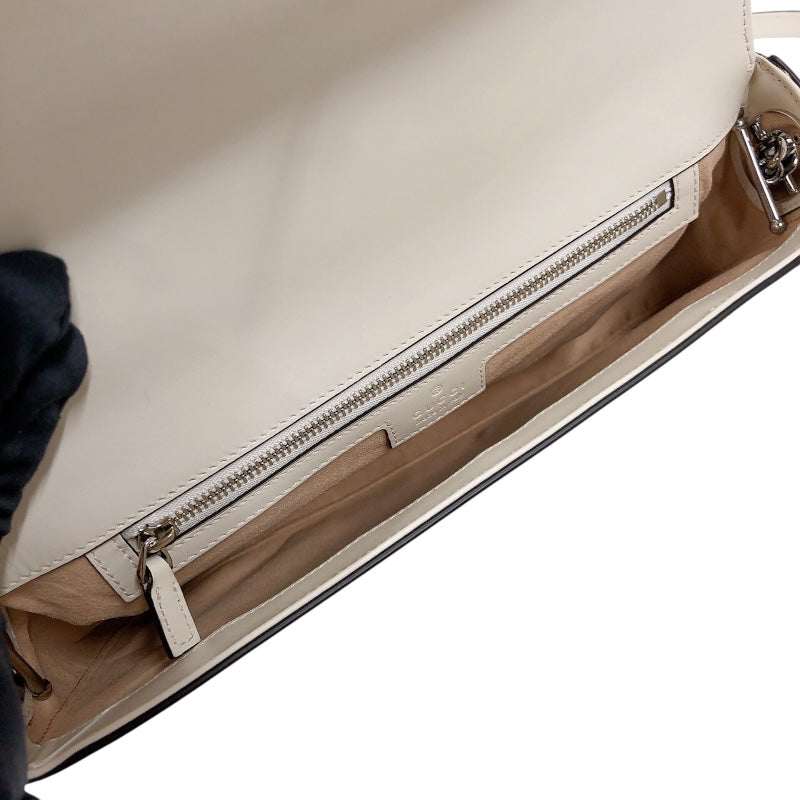 グッチ GUCCI ダブルG　ショルダー 739721 レザー ユニセックス ショルダーバッグ