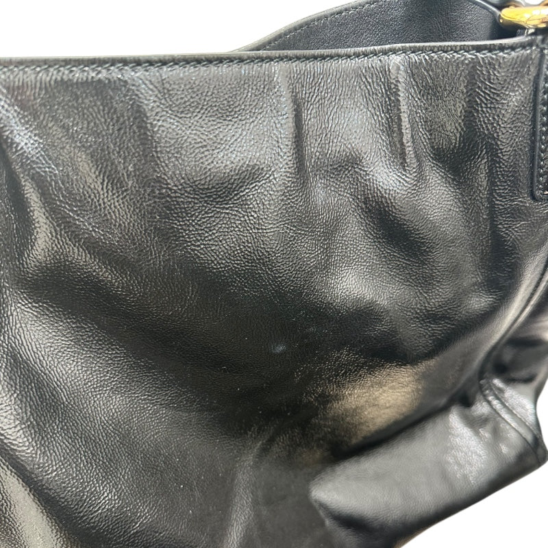 グッチ GUCCI ソーホー　インターロッキング　Gトートバッグ 282309 ブラック パテントレザー レディース ハンドバッグ