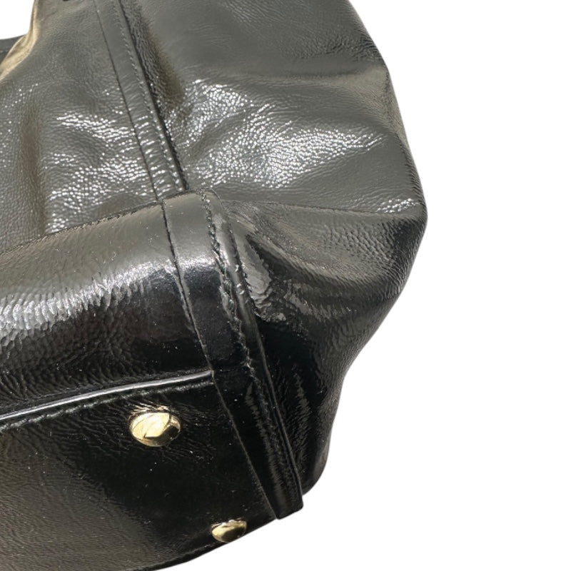 グッチ GUCCI ソーホー　インターロッキング　Gトートバッグ 282309 ブラック パテントレザー レディース ハンドバッグ
