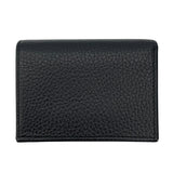 グッチ GUCCI ダブルGカードケースウォレット 456126 ブラック レザー レディース 二つ折り財布