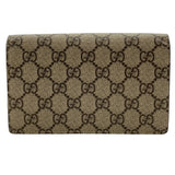 グッチ GUCCI チェリー付き GGスプリーム ミニバッグ 481291 ブラウン GGスプリームキャンバス レディース ショルダーバッグ