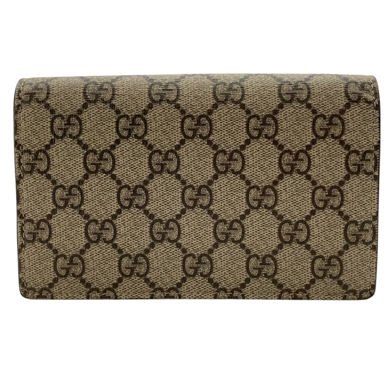 グッチ GUCCI チェリー付き GGスプリーム ミニバッグ 481291 ブラウン GGスプリームキャンバス レディース ショルダーバッグ