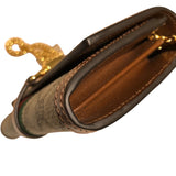 グッチ GUCCI ジャッキー1961　チェーン付きコンチネンタルウォレット 652681 ブラウン GGスプリーム レディース ウォレットチェーン