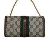 グッチ GUCCI ジャッキー1961　チェーン付きコンチネンタルウォレット 652681 ブラウン GGスプリーム レディース ウォレットチェーン