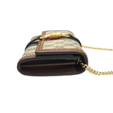 グッチ GUCCI ジャッキー1961　チェーン付きコンチネンタルウォレット 652681 ブラウン GGスプリーム レディース ウォレットチェーン