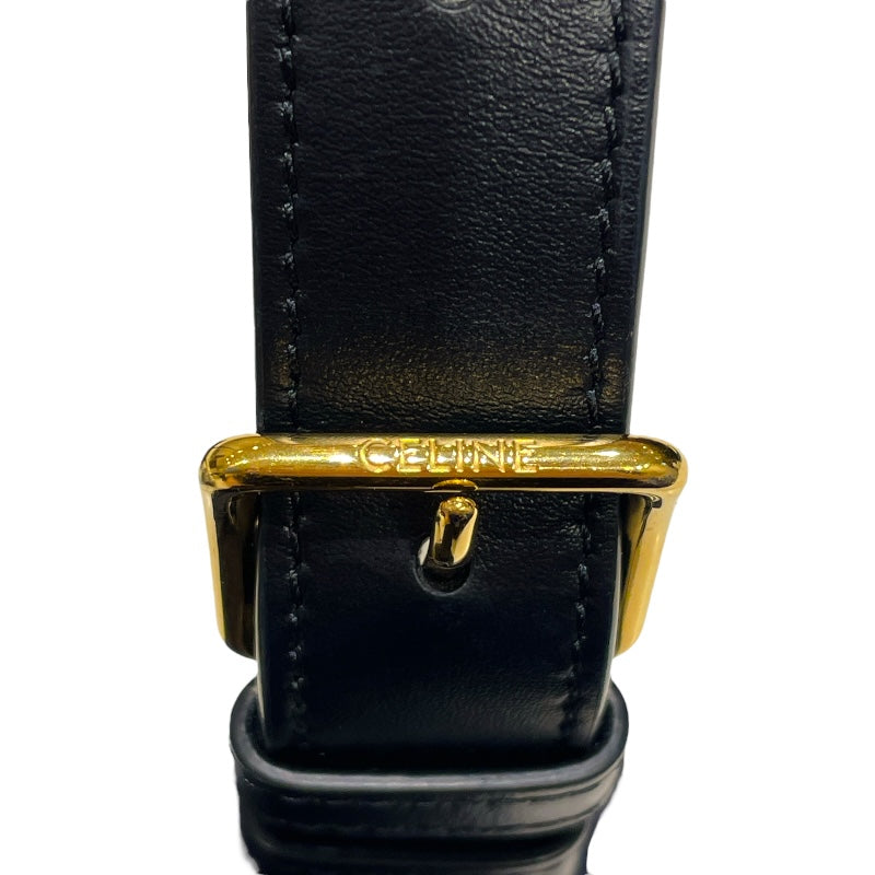 セリーヌ CELINE ミディアム メッセンジャーバッグ 194502 ブラック トリオンフキャンバス/タン ユニセックス ショルダーバッグ