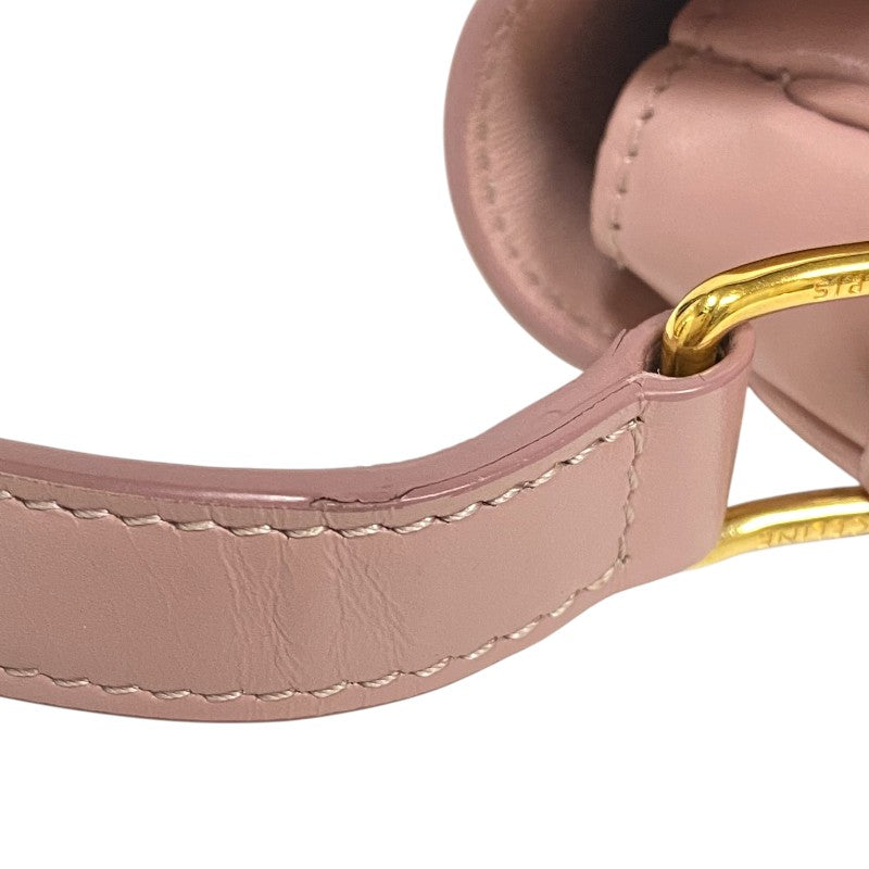セリーヌ CELINE ブザス16 スモール 188013 ピンク ゴールド金具 スムースカーフ レディース ショルダーバッグ