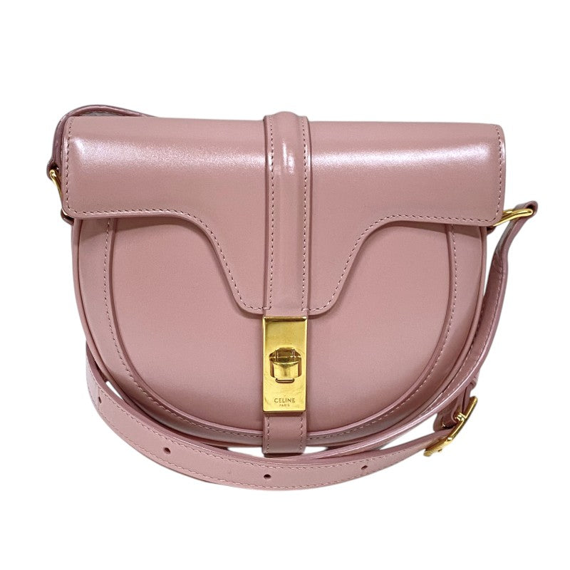 セリーヌ CELINE ブザス16 スモール 188013 ピンク ゴールド金具 スムースカーフ レディース ショルダーバッグ