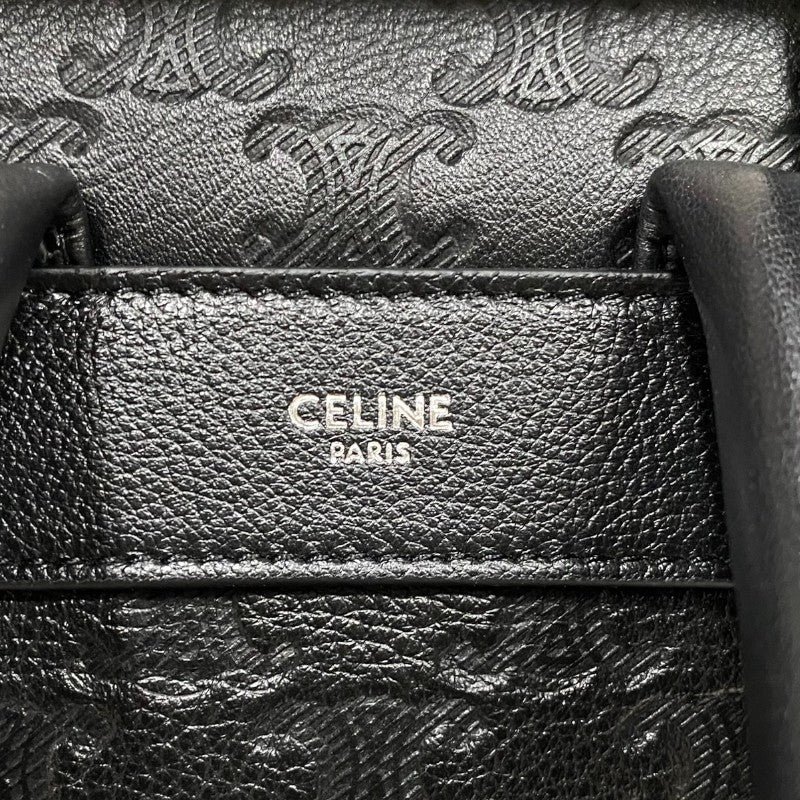 セリーヌ CELINE トリオンフ バックパック 120813 ブラック エンボスカーフ メンズ リュック デイパック