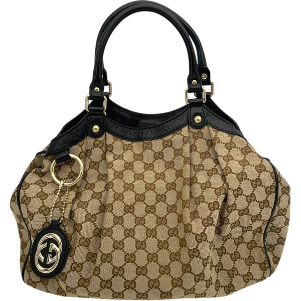 グッチ GUCCI スーキーハンドバッグ 211944 ブラウン GGキャンバス レディース ハンドバッグ