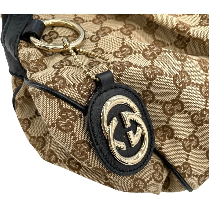 グッチ GUCCI スーキーハンドバッグ 211944 ブラウン GGキャンバス レディース ハンドバッグ
