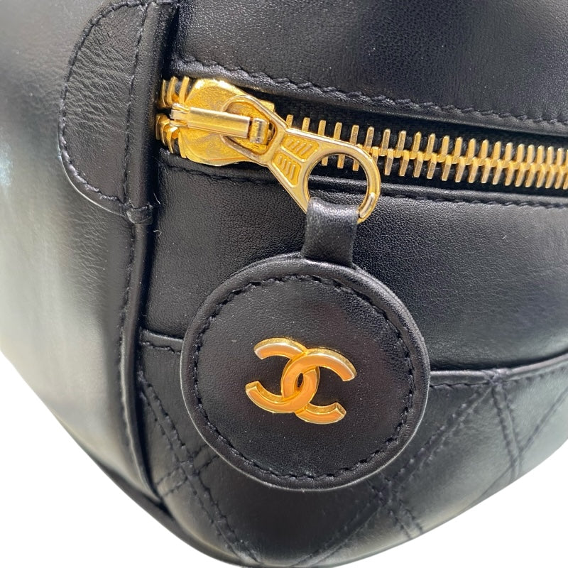 シャネル CHANEL ビコローレ バニティバッグ A01618 ブラック/GD ラム レディース ポーチ